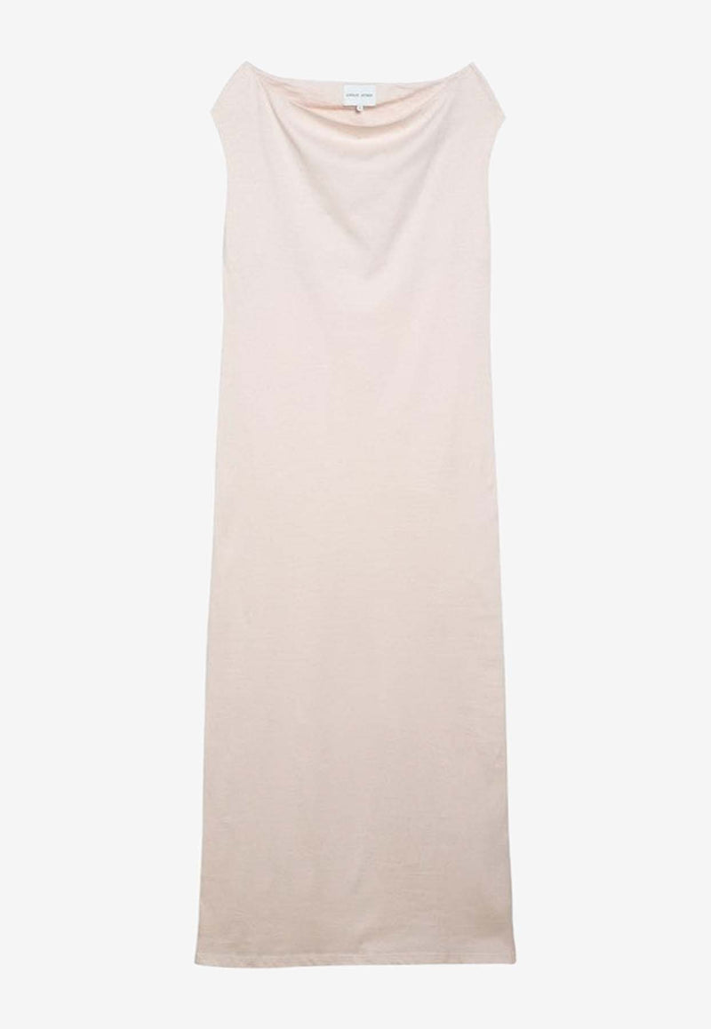 Loulou Studio Martial Off-Shoulder Midi Dress Cream MARTIALCO/O_LOULO-CR