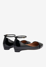 Malone Souliers Mary Patent Leather Ballet Flats Black MARY 10-1 BLACK