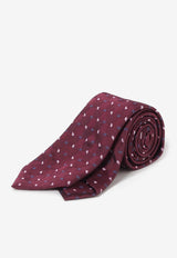 Etro Paisley Pattern Silk Tie MASA0001-AQ131 S9875 Bordeaux
