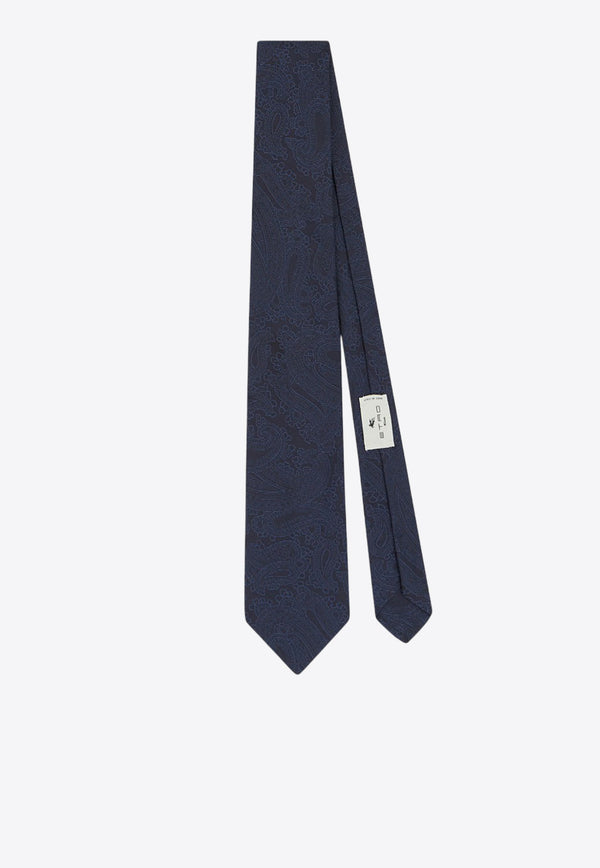 Etro Micro-Paisley Silk Jacquard Tie MASA0001-AS108 S9883