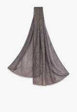 Etro Paisley Jacquard Scarf Gray MATA0007-AK318 X0815