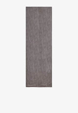 Etro Paisley Jacquard Scarf Gray MATA0007-AK318 X0815