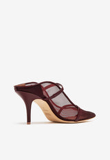 Malone Souliers Maureen 70 Mesh Mules MAUREEN 70-414 BURGUNDY/ROSEWOOD