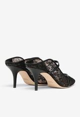 Malone Souliers Maureen 70 Lace Mules MAUREEN 70-433 BLACK/BLACK