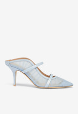 Malone Souliers Maureen 70 Tulle Mules MAUREEN 70-436 ICY BLUE/ICY BLUE