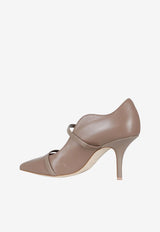 Malone Souliers Maureen 70 Nappa Leather Pumps MAUREEN PUMP 70-59 TAUPE/TAUPE