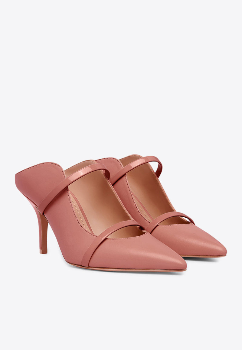 Malone Souliers Maureen 85 Nappa Leather Mules Pink MAUREEN85-235PINK