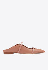 Malone Souliers Maureen Flat Mules in Nappa Leather MAUREENFLAT 97NUDE
