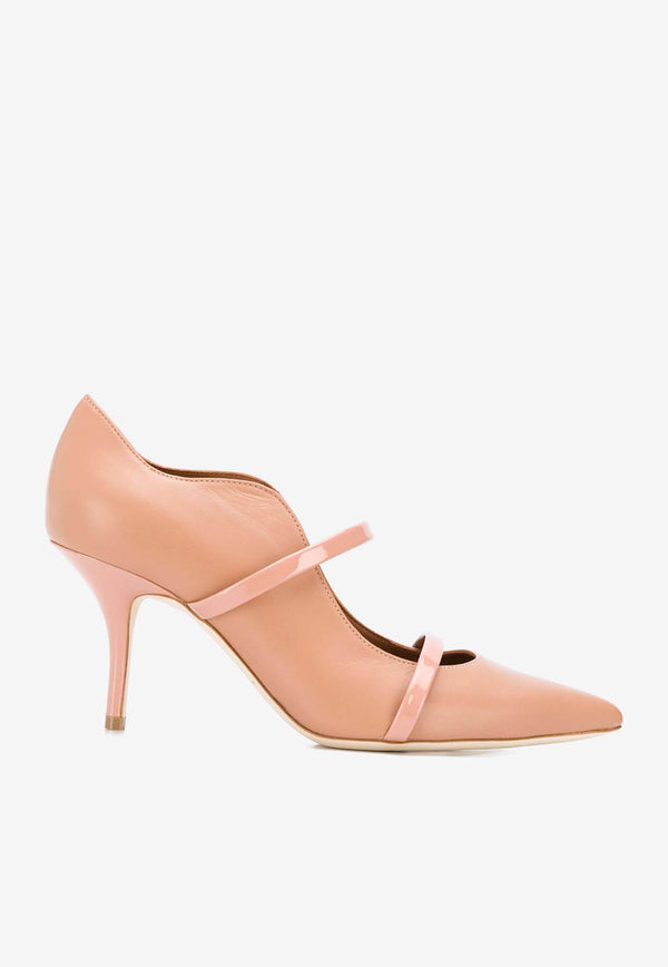 Malone Souliers Maureen 70 Leather Pumps Nude