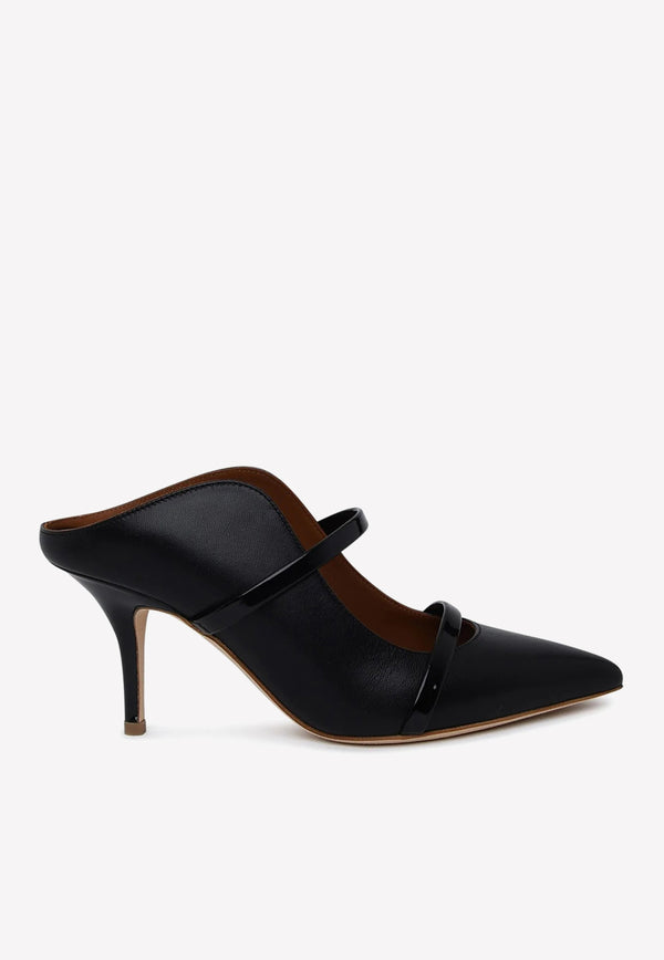 Malone Souliers Maureen 70 Nappa Leather Mules Black MAUREEN70-83BLACK