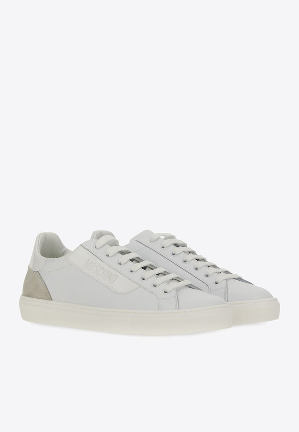 Moschino Logo Low-Top Sneakers MB15122G1IGAA10A MIX BIANCO White