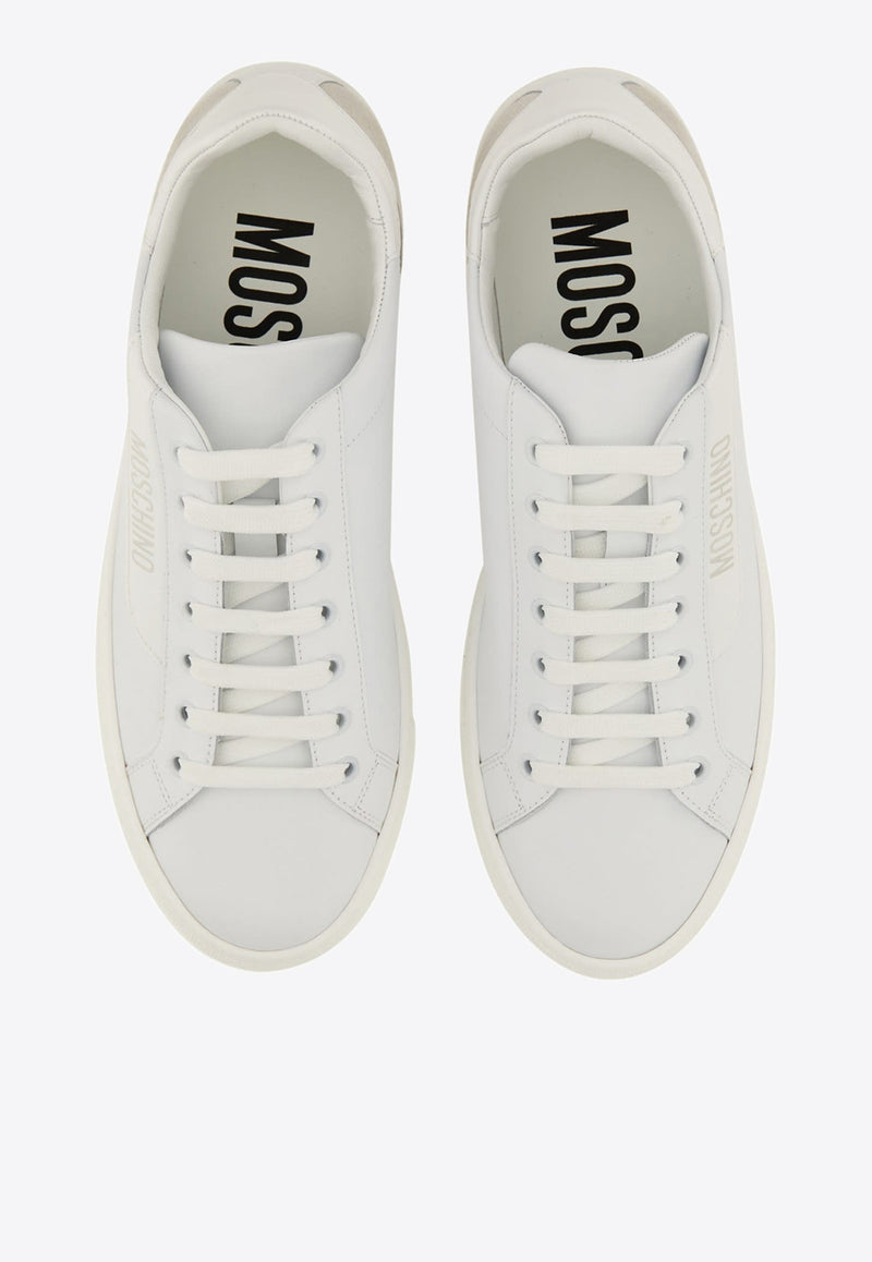 Moschino Logo Low-Top Sneakers MB15122G1IGAA10A MIX BIANCO White