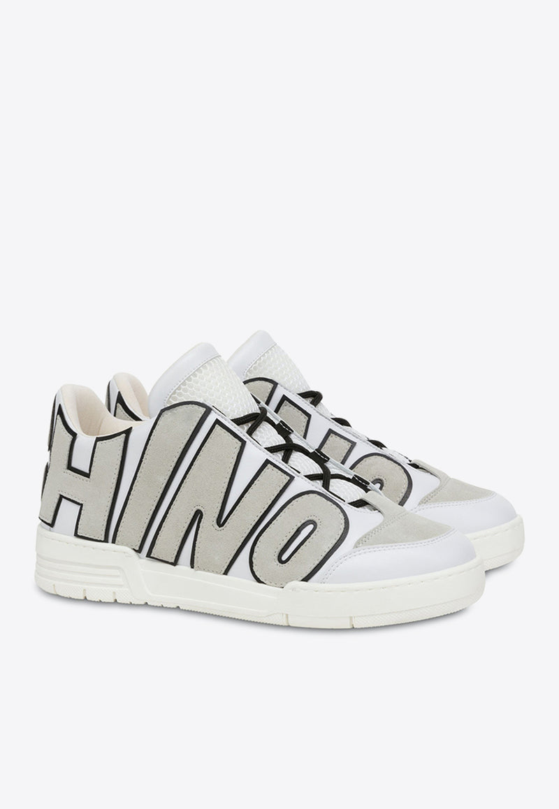 Moschino Streetball Low-Top Sneakers MB15714G1IGAD10A MIX BIANCO White