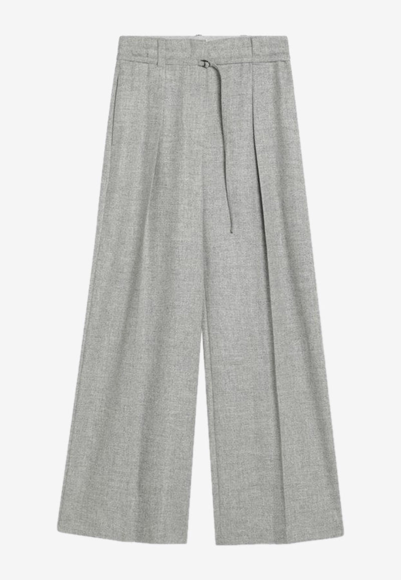 Brunello Cucinelli Wide-Leg Tailored Pants Gray MB162P9050WO/R_CUCIN-C030