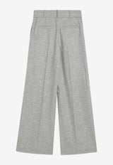 Brunello Cucinelli Wide-Leg Tailored Pants Gray MB162P9050WO/R_CUCIN-C030