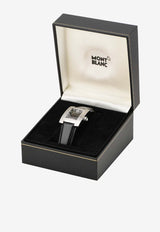 Montblanc Profile Rectangular Stainless Steel Watch Black 7048_TH