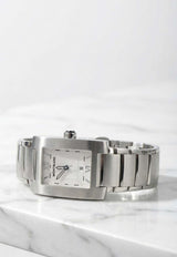 Montblanc Profile Stainless Steel Quartz Watch Silver 7135/29046_TH