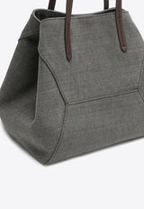 Brunello Cucinelli Monili Embellished Tote Bag Gray MB8TD2573CO/O_CUCIN-C196
