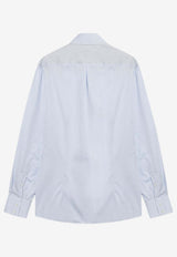 Brunello Cucinelli Long-Sleeved Buttoned Shirt Light Blue MBUC41718CO/R_CUCIN-C735