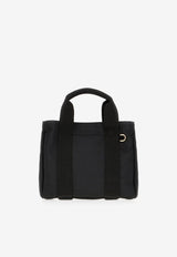 Moschino Small Logo Plaque Tote Bag Black MC4616PP1NO2100B NERO/ORO