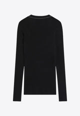 Brunello Cucinelli V-neck Wool Sweater Blue MD998VB702WO_CUCIN-C1042