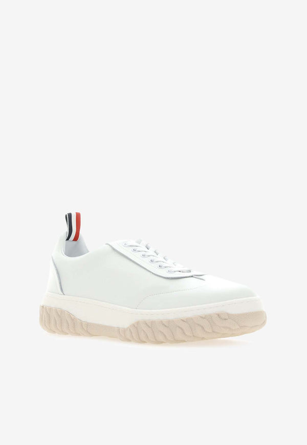 Thom Browne Field Low-Top Sneakers White MFD258A_05584_100