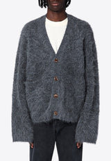 Séfr Lee Alpaca-Blend Oversized Cardigan Gray MFW24LEEWO/P_SEFR-GM