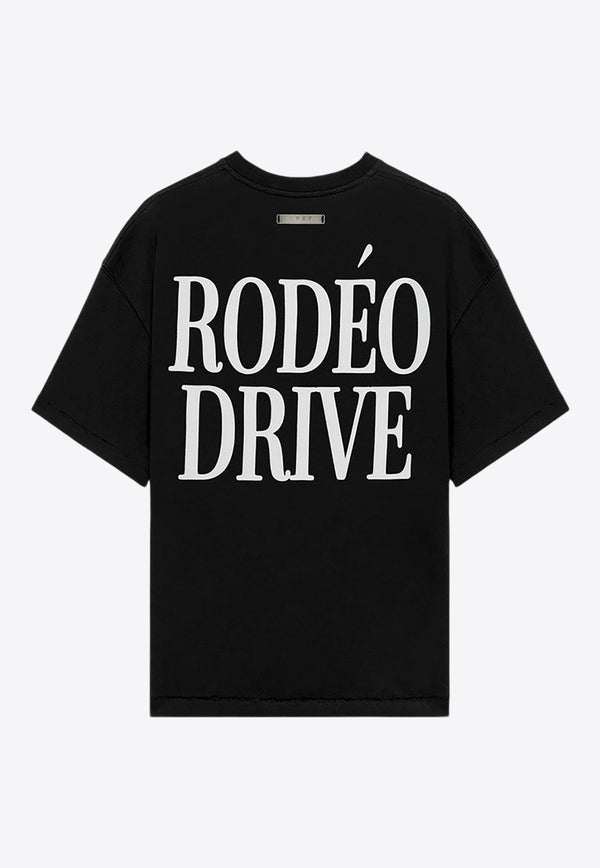 1989 Studio Rodeo Drive Print T-shirt Black MFW24.201.RODEOCO/P_1989-BLK