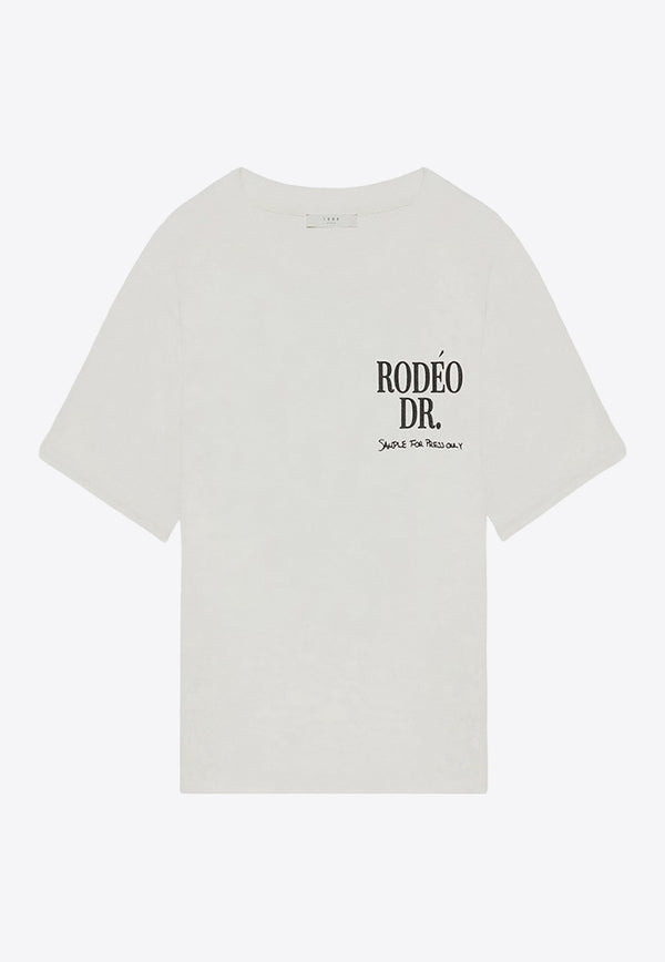 1989 Studio Rodeo Drive Print T-shirt White MFW24.201.RODEOCO/P_1989-WHT