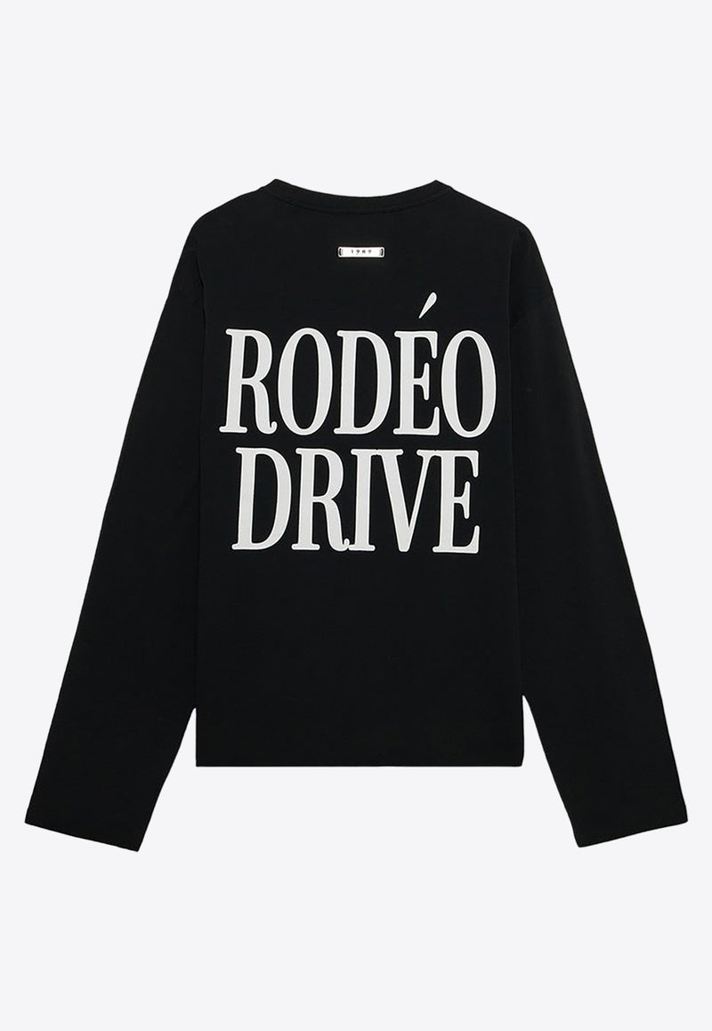 1989 Studio Rodeo Drive Long-Sleeved T-shirt Black MFW24.204.RODEOCO/P_1989-BLK