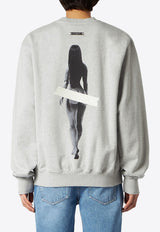 1989 Studio Art Print Melange Sweatshirt Gray MFW24.301.ARTCO/P_1989-MLG