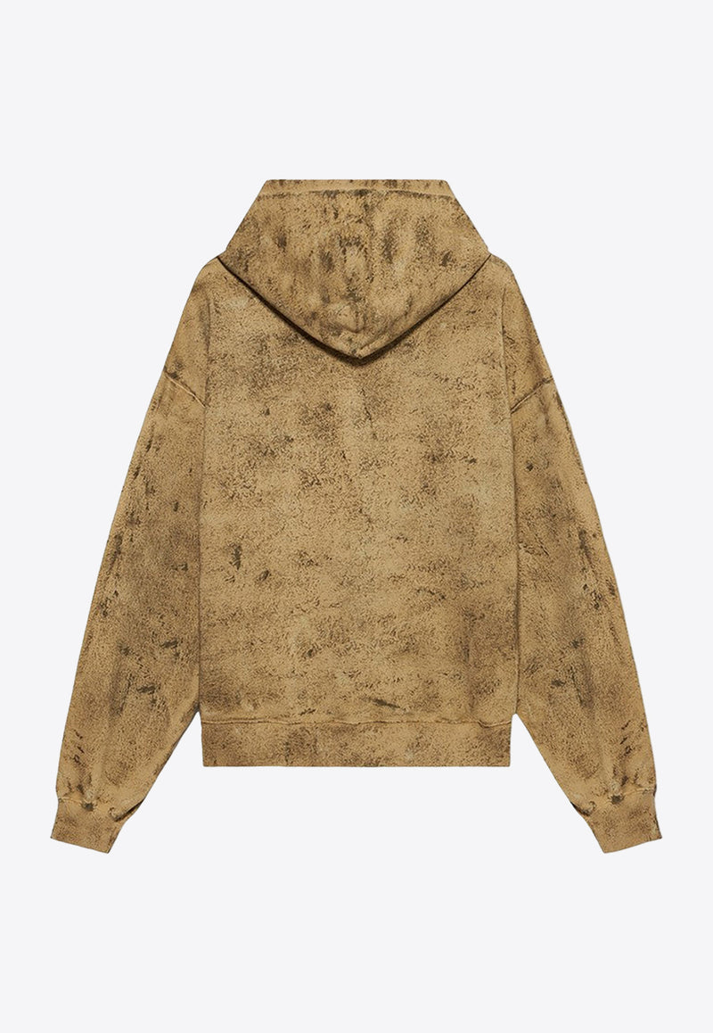 1989 Studio 1989 Logo Bleached Hoodie Beige MFW24.302.LOGOCO/P_1989-CAM