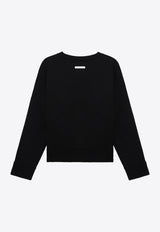 1989 Studio Jesus Print Knitted Sweater Black MFW24.406.JESUSCO/P_1989-BLK