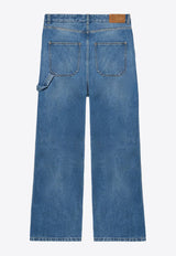 1989 Studio Oversized Washed Denim Pants Light Blue MFW24.709CO/P_1989-BLU