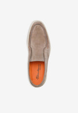 Santoni Suede Desert Boots Beige MGDT17823TICBGEXM45BROWN