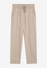 Brunello Cucinelli Monili Embellished Track Pants Beige MH827FB799CO/R_CUCIN-C4274
