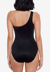 Miraclesuit Network Jena One-Shoulder Swimsuit Black