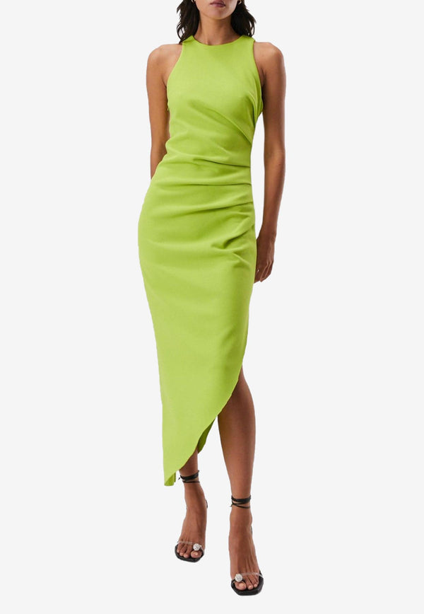 Misha Design Ida Tailored Midi Dress Lime MJ23DR045LIME