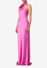 MISHA Teresa Satin Gown MJ24DR043PINK