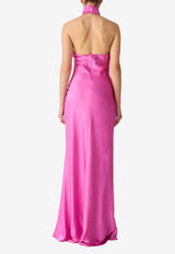 MISHA Teresa Satin Gown MJ24DR043PINK