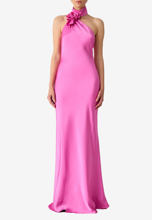 MISHA Teresa Satin Gown MJ24DR043PINK