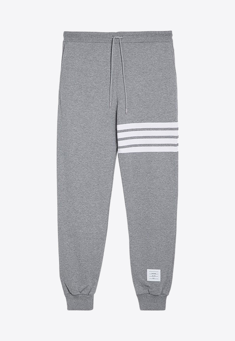 Thom Browne 4-bar Stripes Tapered Track Pants Gray MJQ008H00535/P_THOMB-068