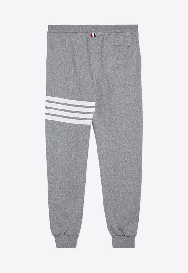 Thom Browne 4-bar Stripes Tapered Track Pants Gray MJQ008H00535/P_THOMB-068