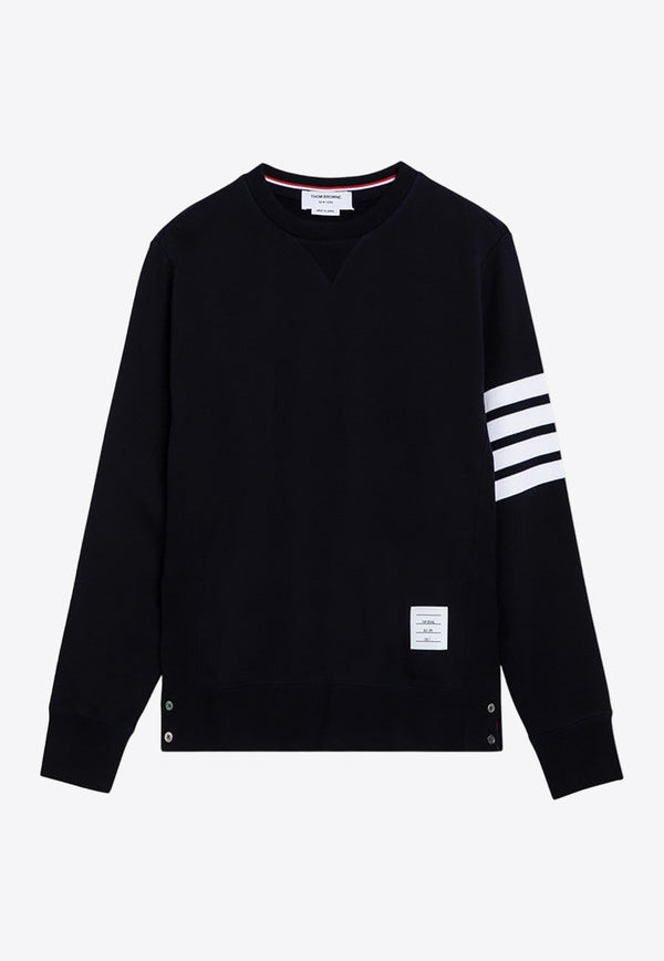 Thom Browne 4-bar Stripes Crewneck Sweatshirt Blue MJT021H00535/P_THOMB-461