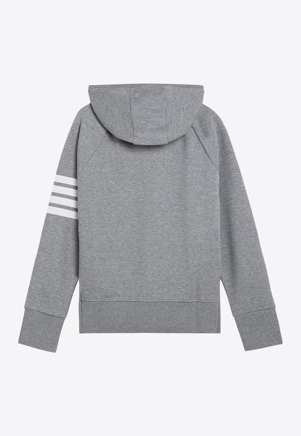 Thom Browne 4-bar Stripes Zip-Up Hoodie Gray MJT022H00535/P_THOMB-068