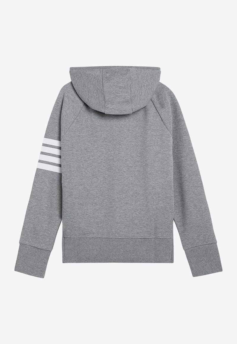 Thom Browne 4-bar Stripes Zip-Up Hoodie Gray MJT022H00535/P_THOMB-068