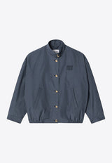 Miu Miu Technical Checked Jacket Blue ML1046OOO19CW/S_MIU-F0008