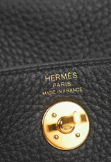 حقيبة ميني ليندي 20 من جلد توريليون كليمنس باللون الأسود مع أجزاء معدنية ذهبية