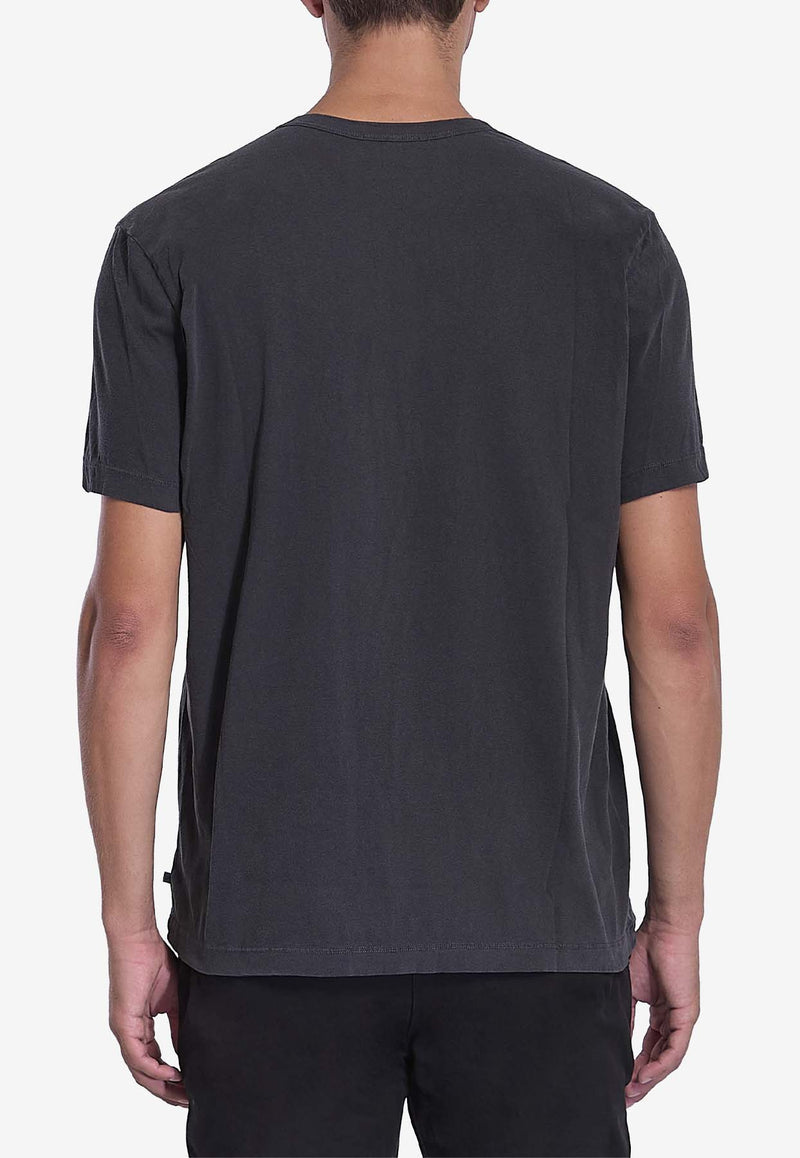 James Perse Basic Crewneck T-shirt Black MLJ3311--CRP