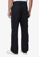 Represent Straight-Leg Cargo Pants Black MLM100096CO/R_REPRE-01